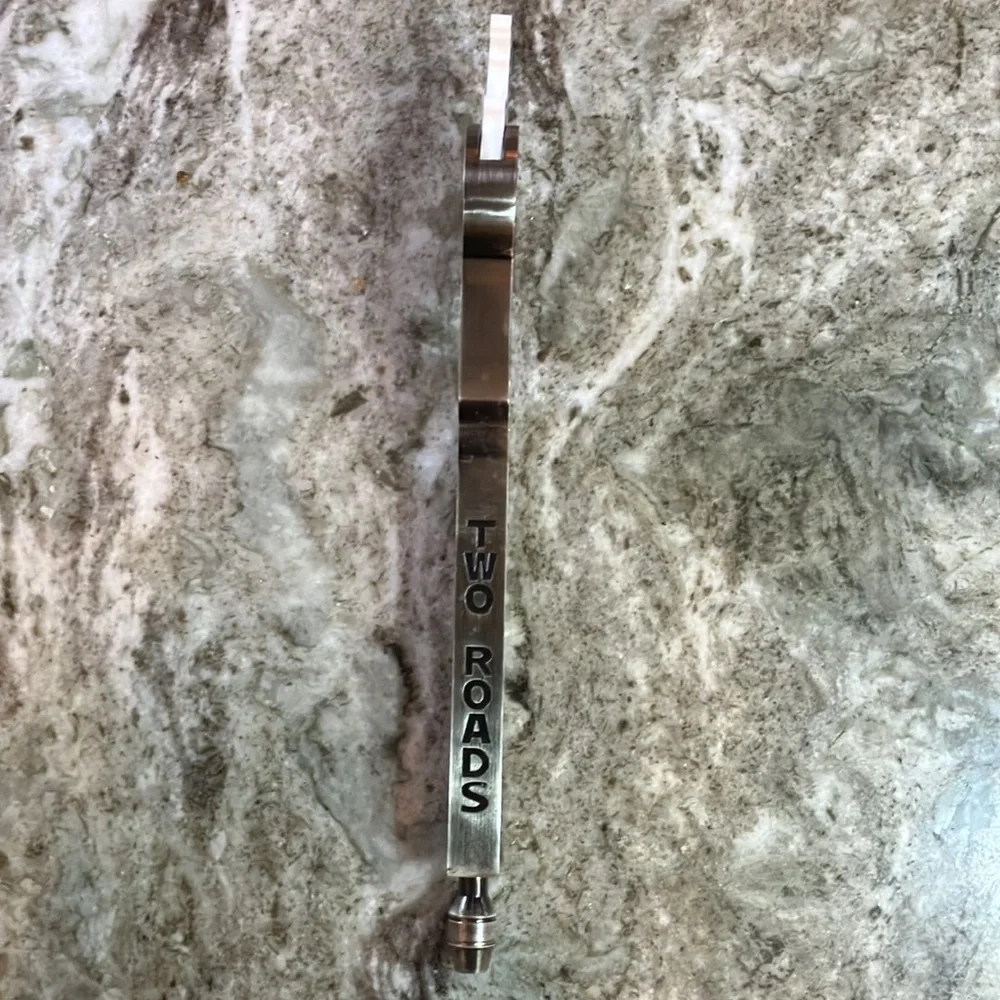 Two Roads Brewery Solid Metal Tap Handle